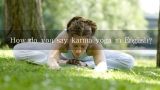 How do you say karma yoga in English?