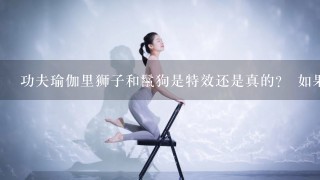 功夫瑜伽里狮子和鬣狗是特效还是真的？ 如果是真的