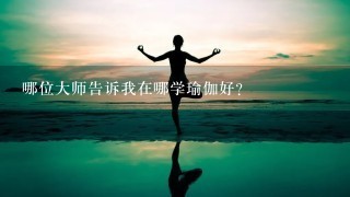 哪位大师告诉我在哪学瑜伽好?