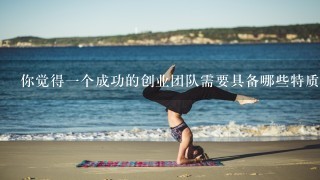 你觉得一个成功的创业团队需要具备哪些特质才能取得成功？